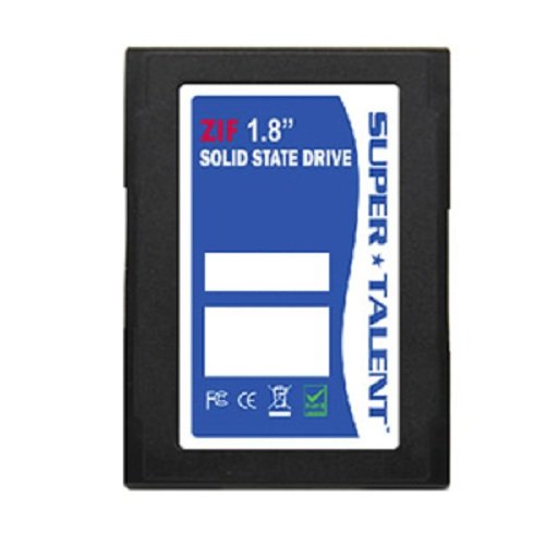 画像をクリックして拡大イメージを表示 安いSUPERTALENT 1.8インチSSD ZIF接続 (MLC/ZIF) 64B FZM64GW18P