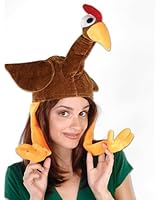Plush Gobbler Hat Party Accessory (1 count)