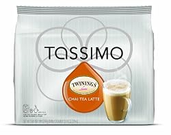 Twinings Chai Tea Latte, 8-Count T-Discs for Tassimo Brewers (Pack of 3)