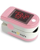 CMS 500DL Generation 2 Fingertip Pulse Oximeter Blood Oxygen Saturation Monitor with silicon cover, batteries and lanyard