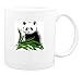 Mug with eating, endangered, bamboo, bear, panda, china