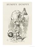 Humpty-Dumpty Screams into the Ear of the Messenger Giclee Poster Print by John Tenniel, 12x16 Humpty-Dumpty Screams into the Ear of the Messenger Giclee Poster Print by John Tenniel, 12x16