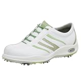ECCO Women's Sport Tempo Hydromax Golf Shoe,White/Pepmint,39 EU (8-8.5 US)