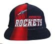Vintage Houston Rockets Snapback Hat Cap - Navy Red