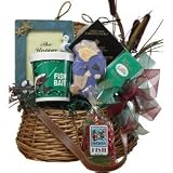41R0G0nRrTL. SL160  SCHEDULE YOUR DELIVERY DAY! Lets Go Fishing! Fishing Creel Gift Basket   Great Gift For Dad! Reviews