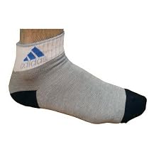 5 Pack: Mens Adidas CoolMax pure cotton athletic low cut socks - Small