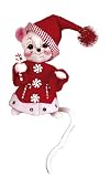 Annalee 6-Inch Candycane Stripe Mice