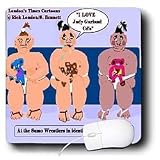 Londons Times Funny Medicine Cartoons - Sumo Wrestlers In Identity Crisis - Mouse Pads