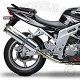 07-08 Hyosung GT650 R/S Two Bros M2 CF Bolt-on Exhaust - Part No. 005-2150407M