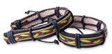Leather Bracelet, 'reggae Sway'