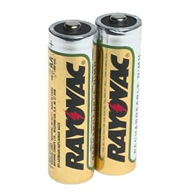 Ray-O-Vac Nickel Metal Hydride 2-Pack AA Rechargeable Batteries by Rayovac