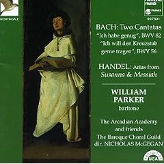 Bach: Two Cantatas;  Handel: Arias from Susanna & Messiah