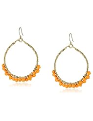 Lucky Brand Beaded Hoop Earrings