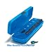 Health & Personal Care : Med Sun Blue 7 Day Pill Organizer Protective Case Snaps Closed to Secure Pills