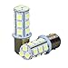 HOTSYSTEM 1157 LED Light Bulbs DC12V BAY15D P21/5W 2357 18-5050SMD for Car RV SUV Camper Trailer Trunk Interior Reversing Backup Tail Turn signal Corner Parking Side Marker Lights(White,Pack of 6)