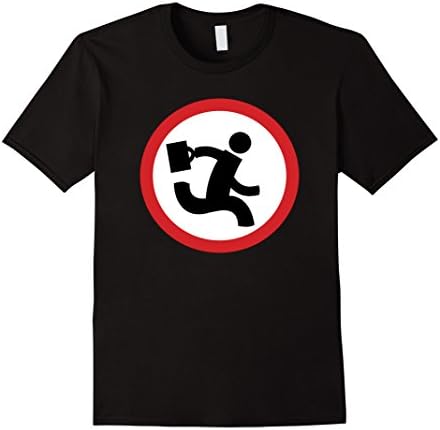 Men's Nerd Herd Run T Shirt XL Black