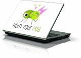 Skinit Protective Skin (Fits Latest Generic 17 Laptop/Netbook/Notebook); Hold Your Pea