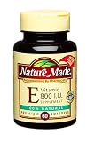 Nature Made Natural Vitamin E Softgels, 800 I.U., 60-Count Bottles (Pack of 2)