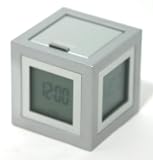 LEXON Cubissimo アラームクロック シルバー lr79-SY 2910147