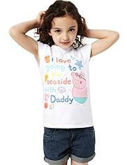 Pure Cotton Peppa Pig Seaside T-Shirt