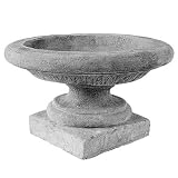 English Birdbath - Antique Gray