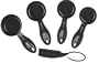 Cuisinart 4 Piece Measuring Cup Set,  Black