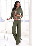 Stand Collar Pantsuit