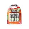 Ansmann 5035442 Mignon AA 2500 mAh NiMH maxE+ Akku 4er Set
