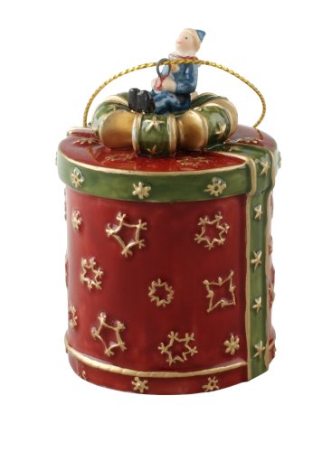 Villeroy & Boch Fantasy Ornaments Gift Box Round, Red