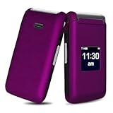 Purple Rubberized Hard Phone Cover for Samsung Haven U320 Verizon