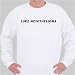   - Cure Mesothelioma Sweatshirt Large White