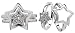 Jewelry : Two Piece Star Pavé Ring