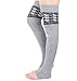 Women Thigh High Over Knee Knitted Cashmere Leg Warmer Boot Socks Leggings