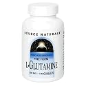 Source Naturals L-Glutamine 500mg, 100 capsules (Pack of 3)