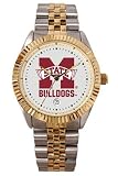 Mississippi State University Bulldogs Mens Executive Stainless Steel Watch
