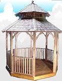 Pavilion Seabreeze Gazebo 14 Foot With Double Roof And Floor