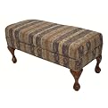 Duchess Bench Ball & Claw Legs - Blue