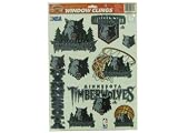 minnesota timberwolves window clings - Pack of 24