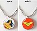Search : Wonder Woman Reversible Button Necklace