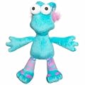 The WotWots Mini Spottywot Plush (blue with pink spots)