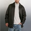Men's Classic Cowhide Leather Hipster Jacket - Regular, Tall, Big, Big & Tall