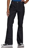 Dickies Women's Stretch Boot Cut Jean, Dark Antique, 12 Petite