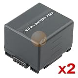 41R0kHULa2L. SL160  TWO BATTERY for PANASONIC Camcorder CGA DU07 CGA DU14 CGA DU12 CGA DU21
