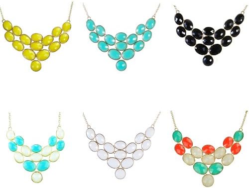 Bubble Necklace, Statement Jewelry, Chunky Necklace, Bib Necklace(Fn0578)