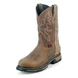 Mens Tony Lama Steel Toe WP Comfortable Supple Soft Leather 11 Cowboy Boots by Tony Lama