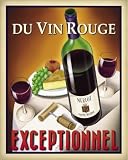 Du Vin Rouge Exceptionnel - Fine Art Print - 60x76cm - Art247 Poster Print