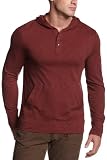 Vicarious by Nature Men's Placket Pull Over Hoodie