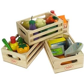 BIGJIGS Healthy Eating Fish Playfood Set