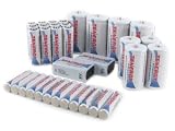 Tenergy 34 Premium High Capacity NiMH Rechargeable Batteries 12AA/12AAA/4C/4D/2 9V