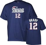 Tom Brady New England Patriots Name and Number T-Shirt